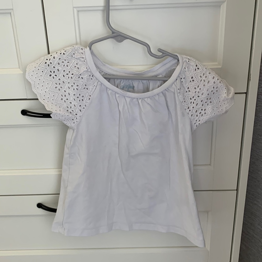 Girls white top